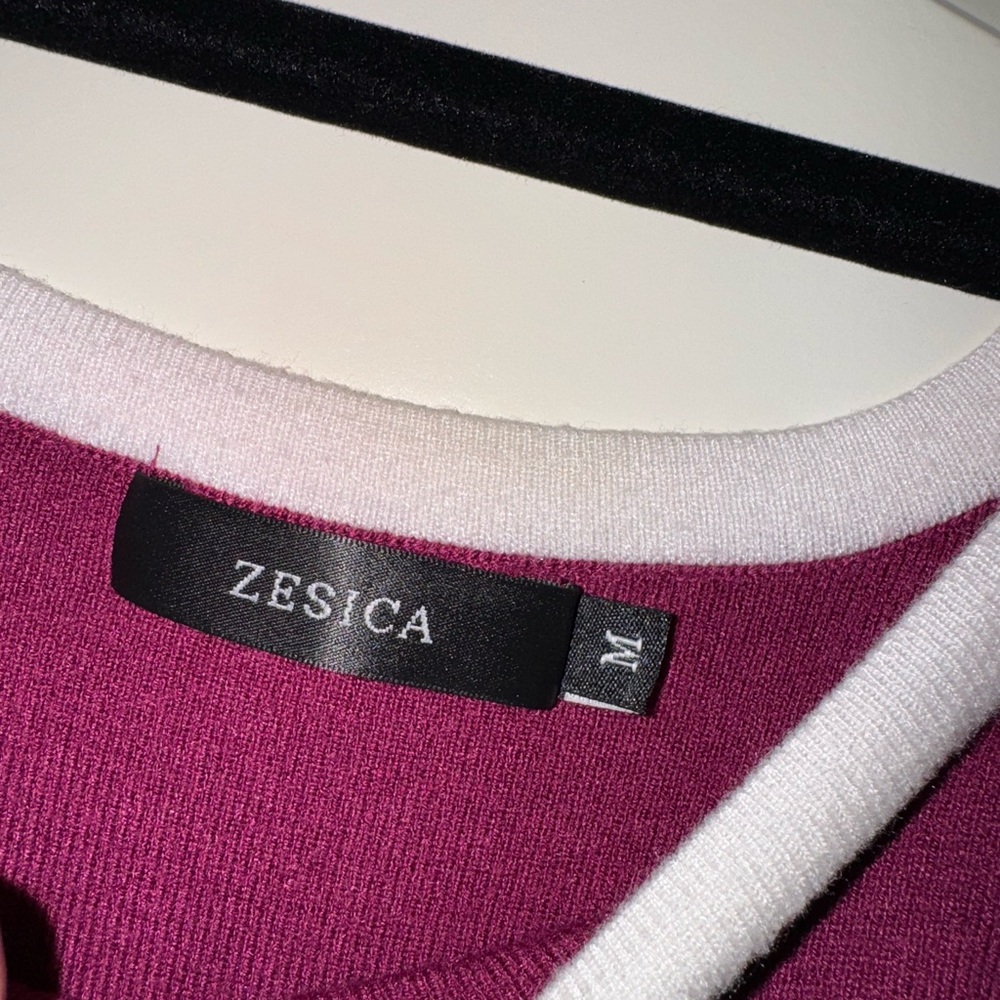 Zesica Burgundy Sweater Dress